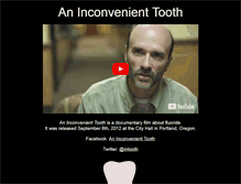 Tablet Screenshot of aninconvenienttooth.org